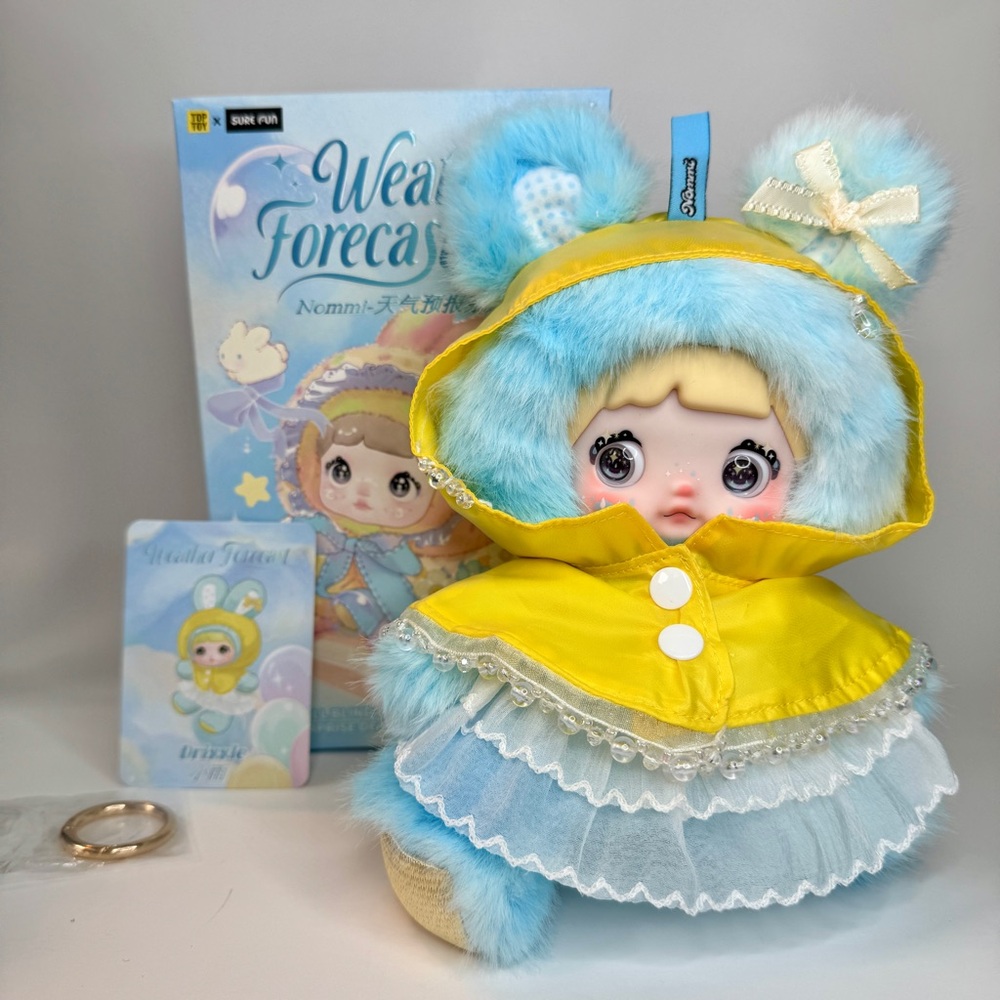 “Drizzle” Nommi Weather Forecast Plush Doll Pendant — 100% Authentic Top Toy!